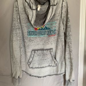 Silver Cliff Ranch Colorado long sleeve hoodie